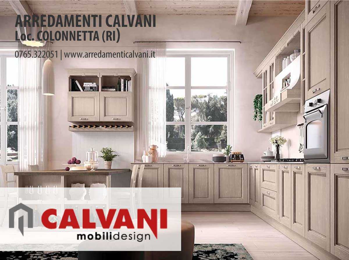 Cucina Rosy Romantic by Arredamenti Calvani a Colonnetta a pochi Km da Roma